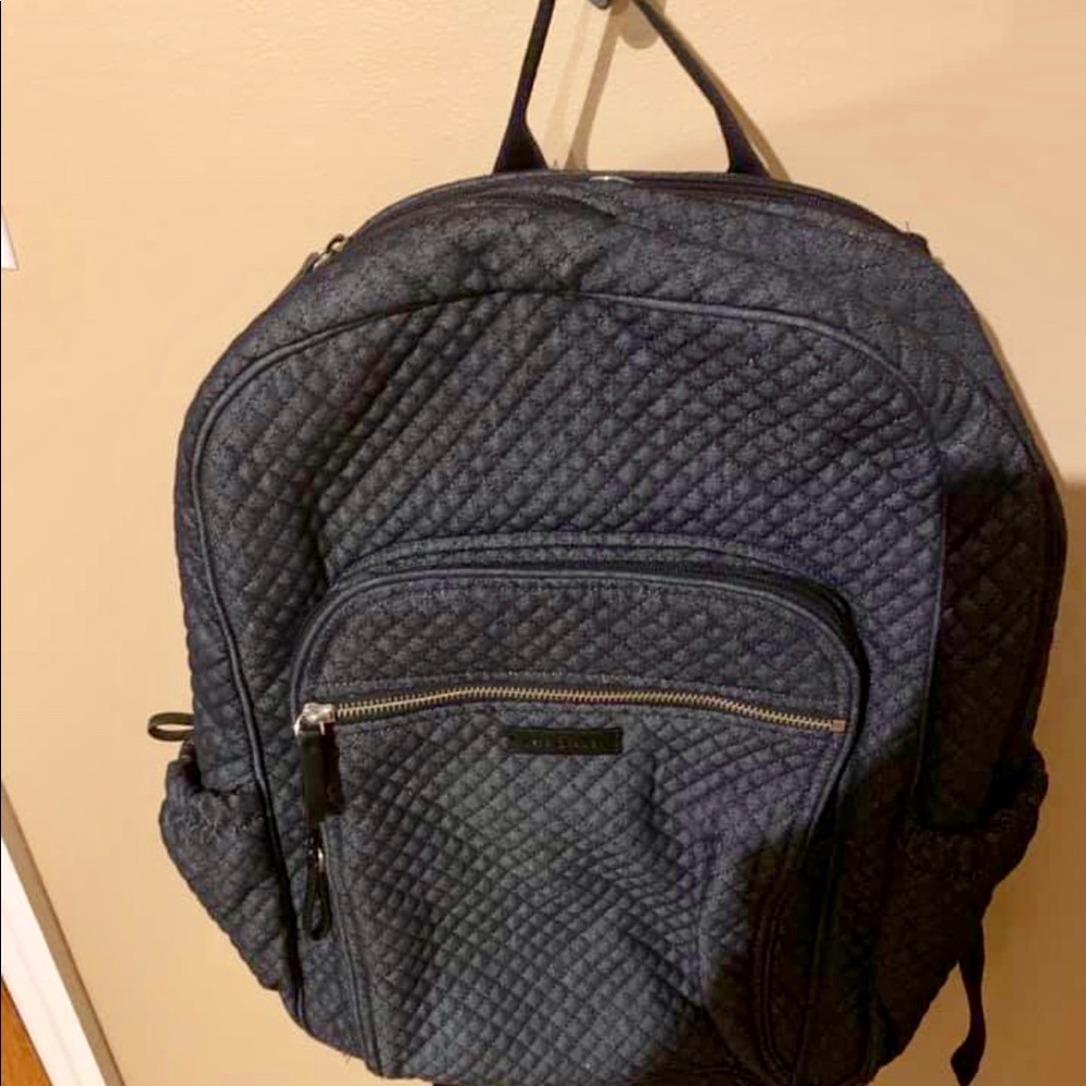 Vera Bradley back pack denim blue looks a return